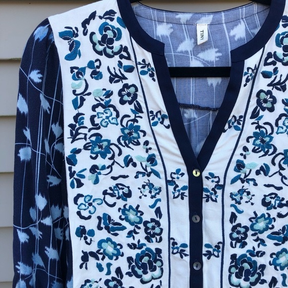 Anthropologie Tiny Semele Shirtdress Embroidered - Picture 3 of 8